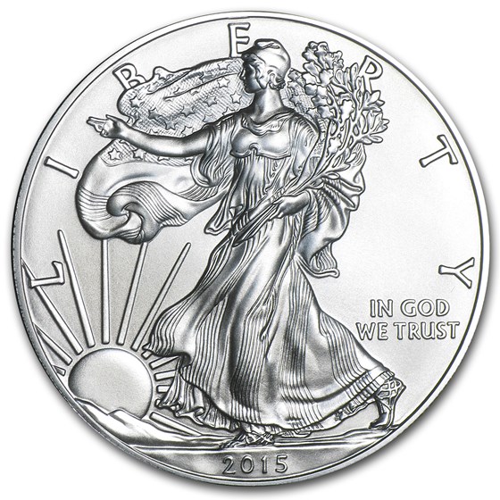 2015-W Burnished Silver American Eagle (w/Box & COA) 2015-W Burnished Silver American Eagle (w/Box & COA)